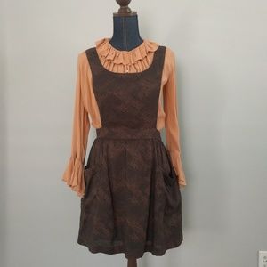 Free Peolple cross back rayon short dress